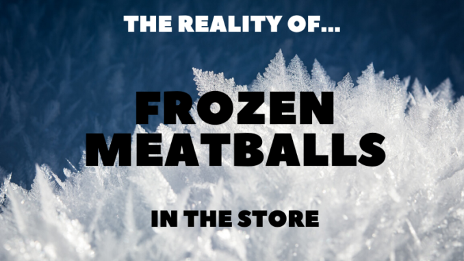 frozen meatballs store